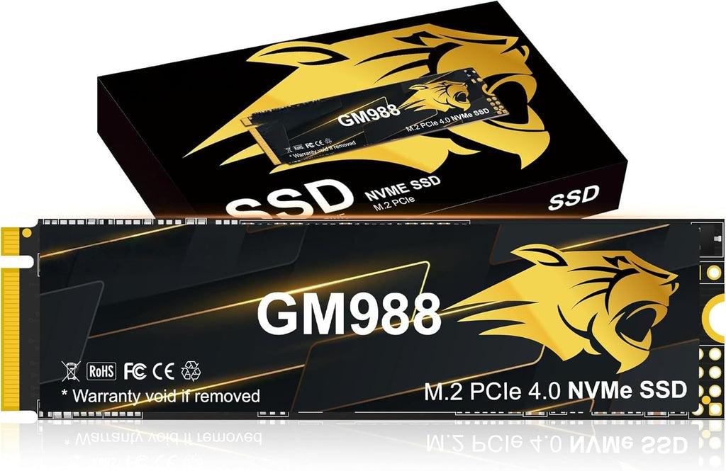 WiiHood M.2 2280 NVMe SSD 512GB Internal PCIe Gen4, Up to 7200MB/s -512GB