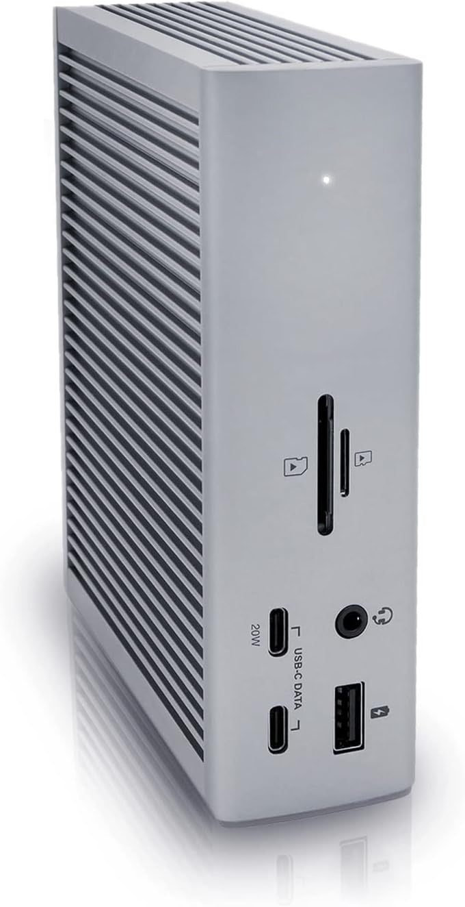 WiiHood Thunderbolt 4 Dock - 18 Ports, 98W Charging, 40Gb/s Thunderbolt 4, USB-A/C, 2.5GbE, 8K/6K Displays